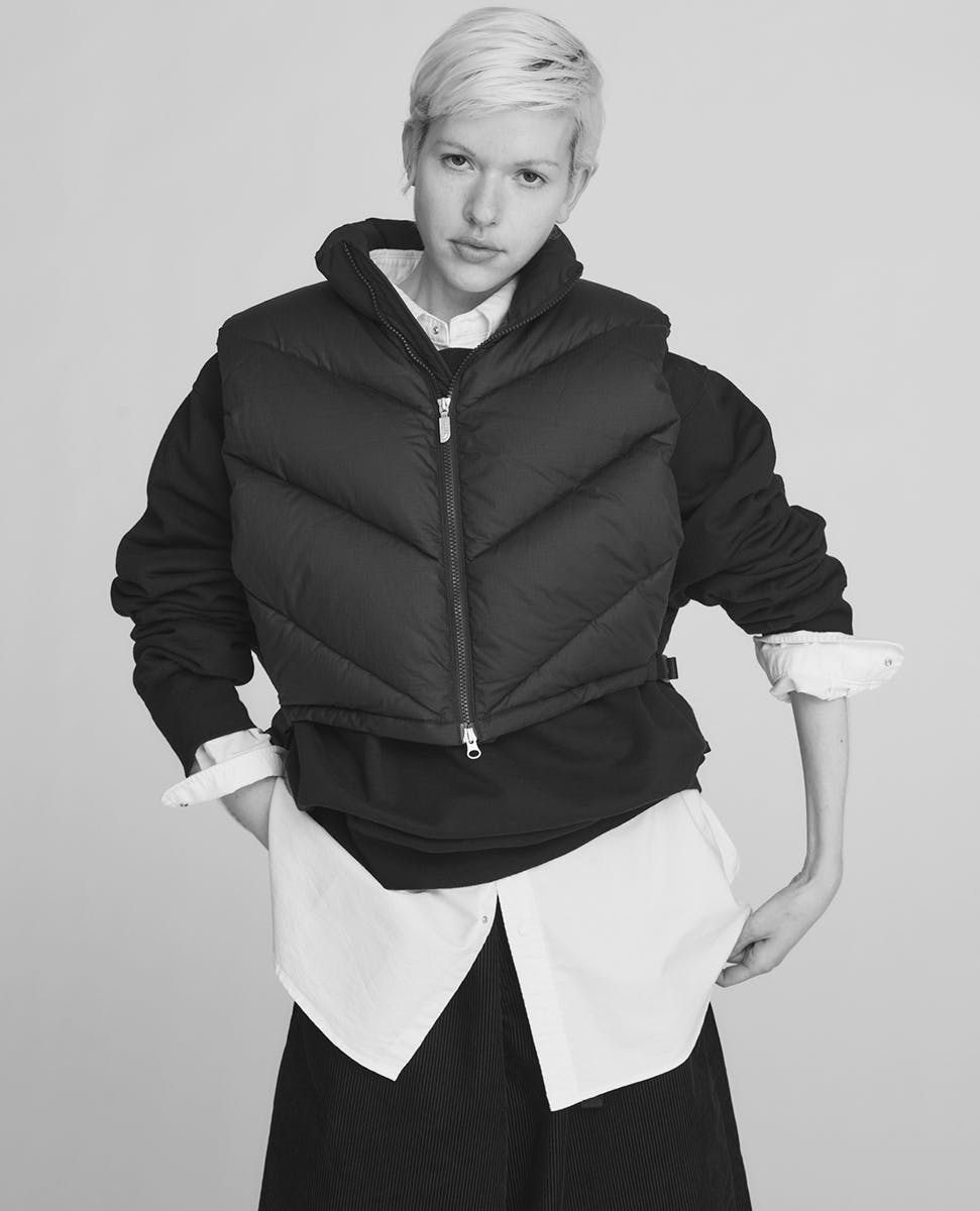 the north face purple label field down jacket